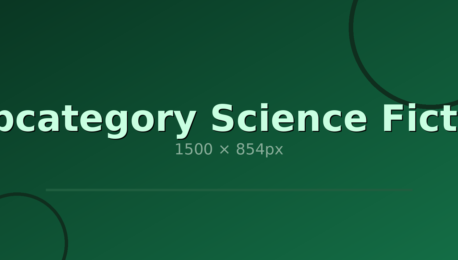(image for) Science Fiction