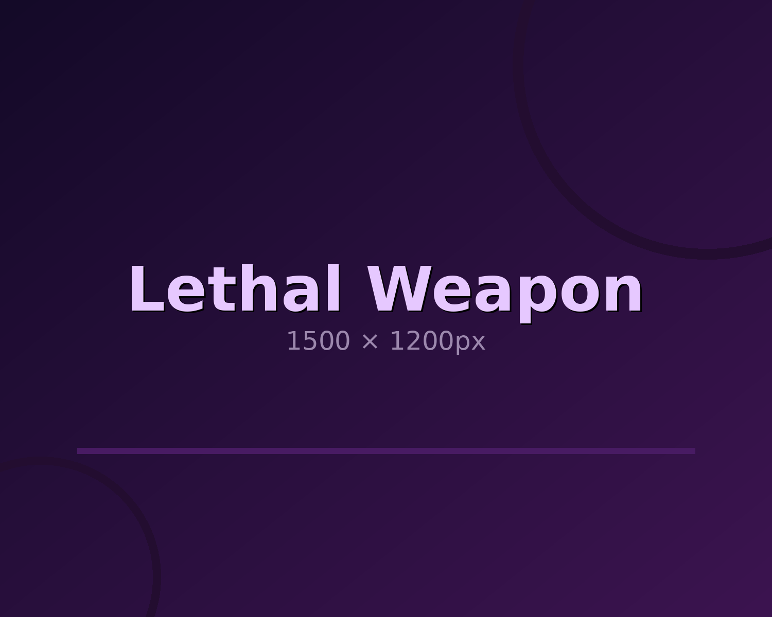 (image for) Lethal Weapon Linked