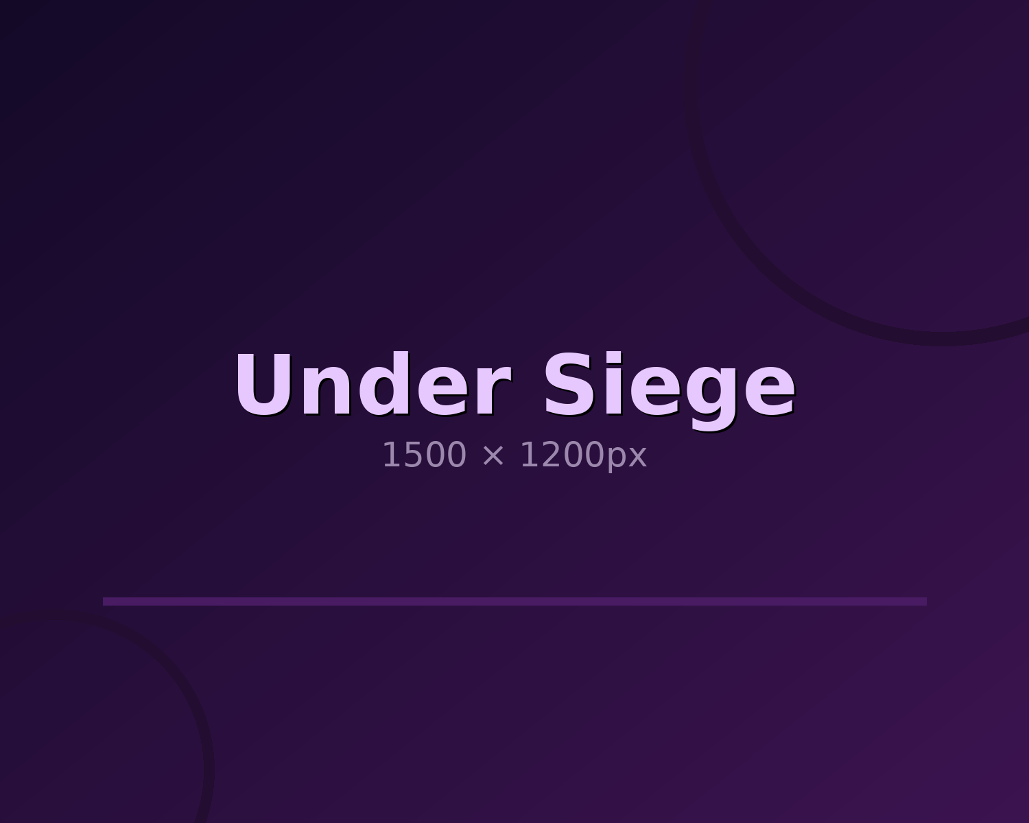 (image for) Under Siege Linked